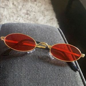Red glasses, super cute on and NEW!